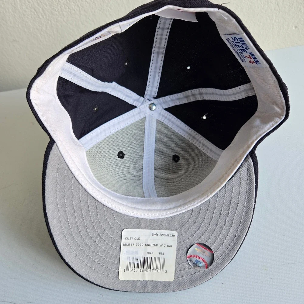 New Era 59FIFTY San Diego Padres Retro Classic Fitted Hat 7⅝ Navy Blue Wool